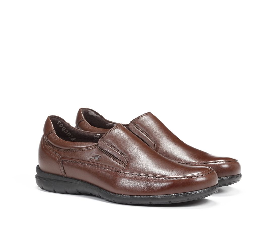 FLUCHOS 8499 Zapato de Hombre de color Marrón