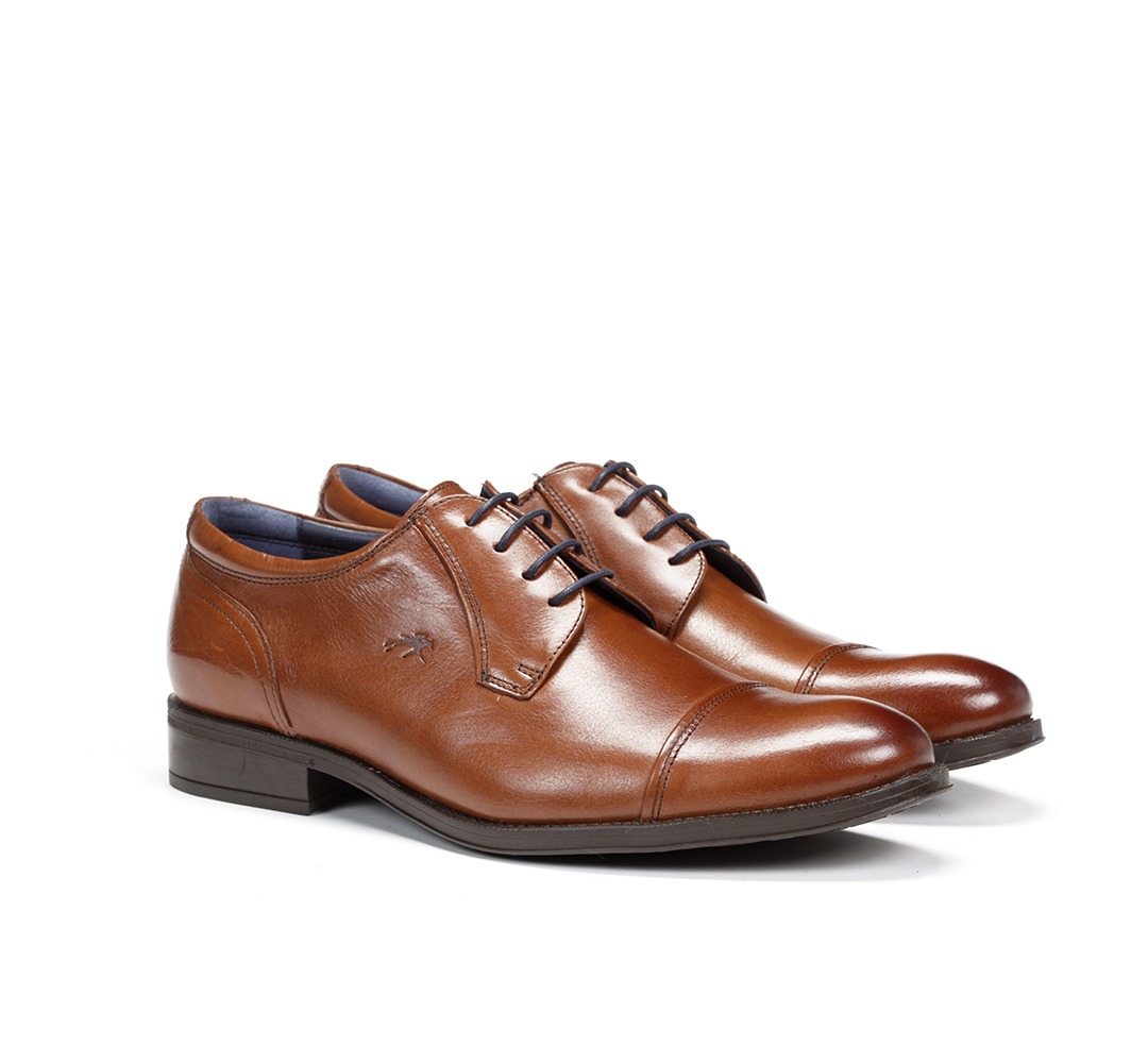 FLUCHOS 8412 Zapato de Hombre de color Cuero