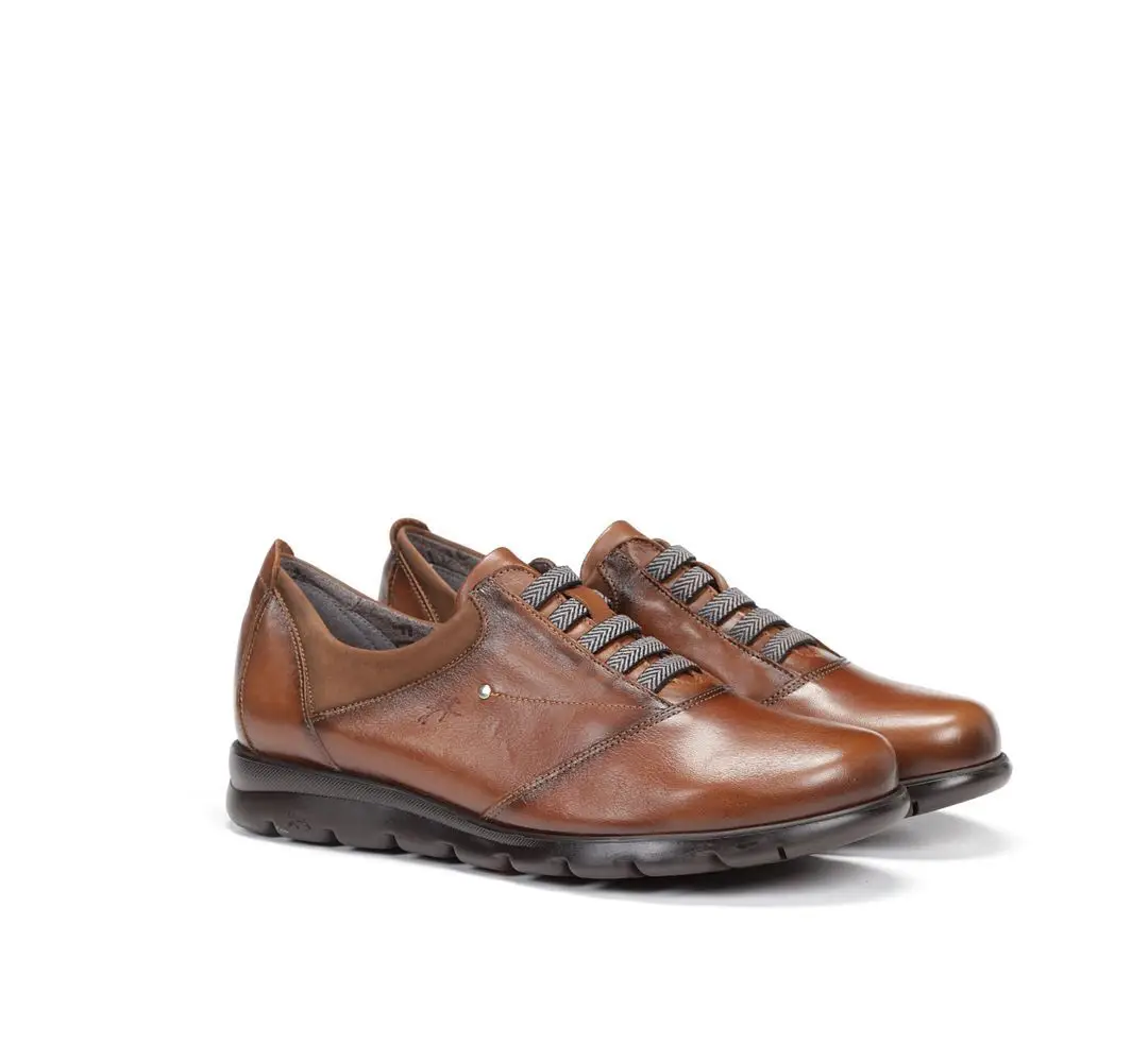 FLUCHOS F0354 Zapato de Mujer de Color Cuero