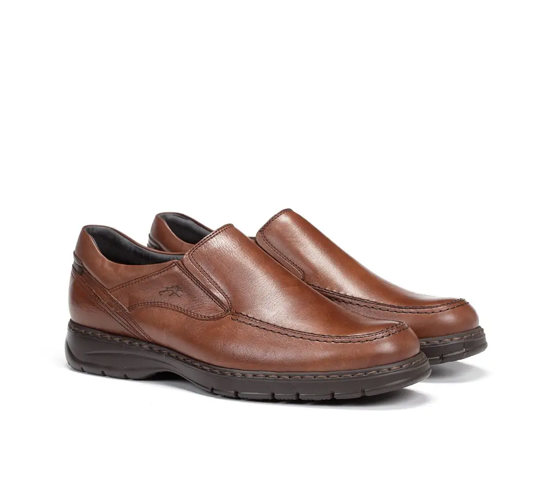 FLUCHOS 9144 Zapato de Hombre de Color Brandy