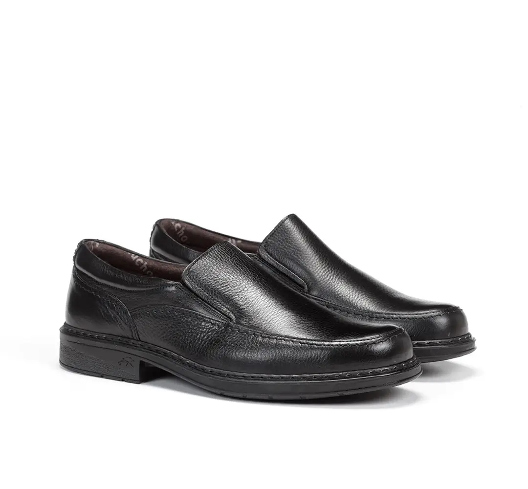 FLUCHOS 9578 Zapato de Hombre de Color Negro
