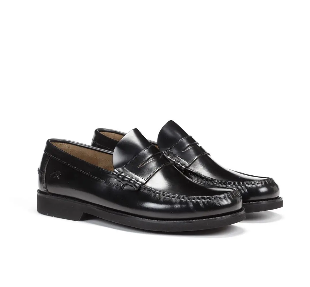 FLUCHOS F0047 Zapato de Hombre de Color Negro