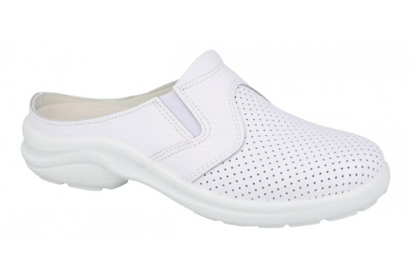 LUISETTI 0035 MENORCA Zapato profesional de color blanco abierto