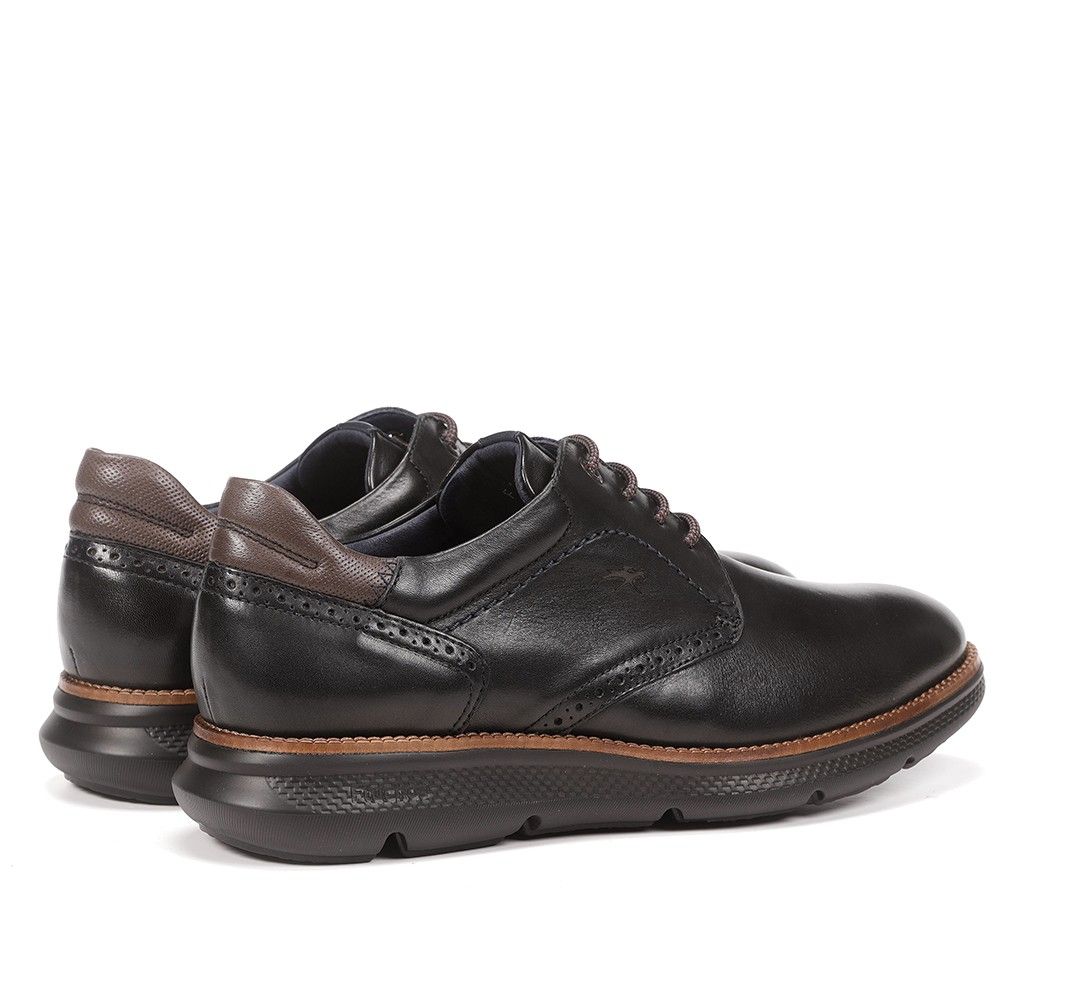 FLUCHOS F1351 HABANA NEGRO Zapatos de Hombre - Imagen 7