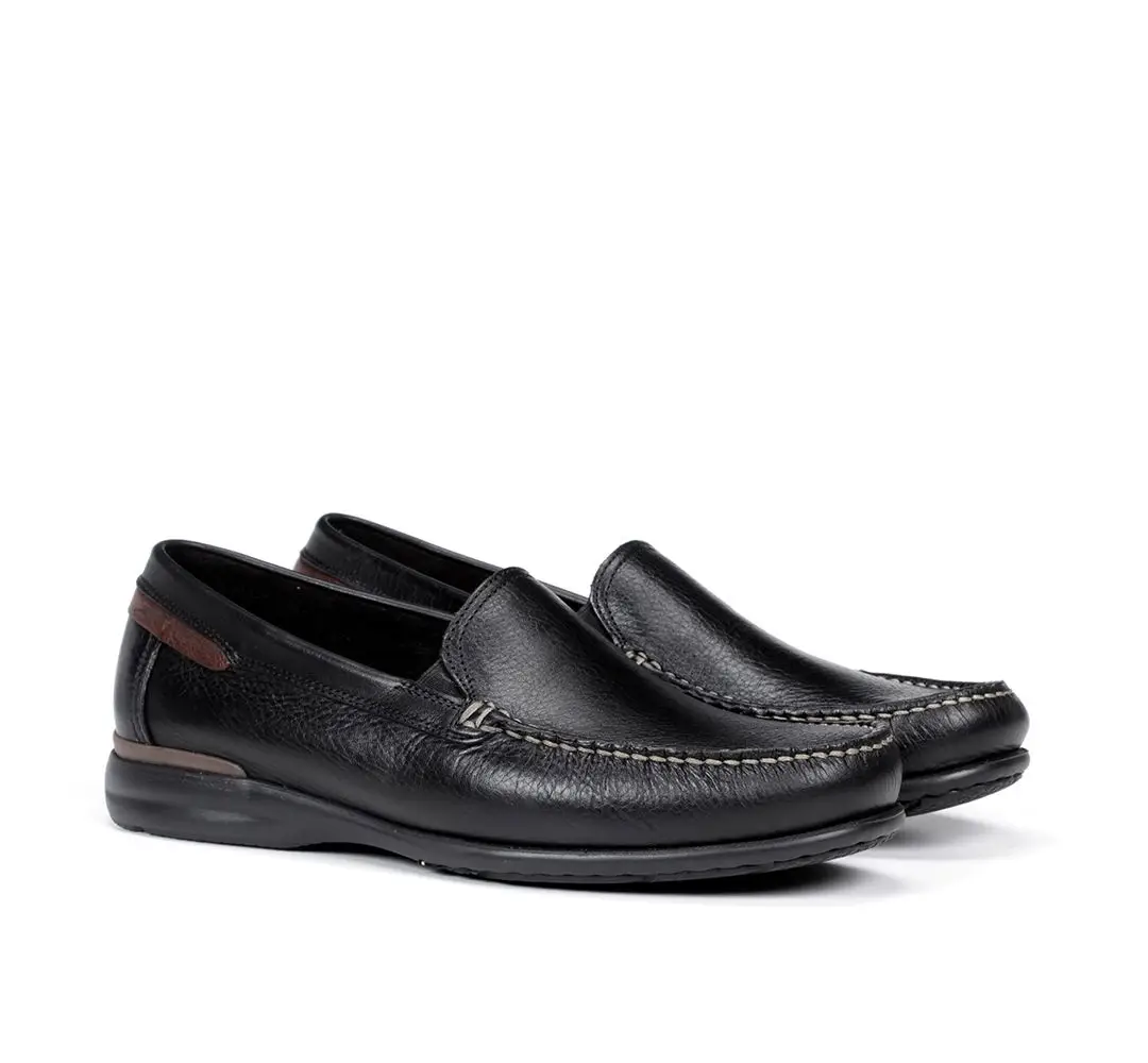 FLUCHOS 8682 Tornado Negro Zapatos de Hombre