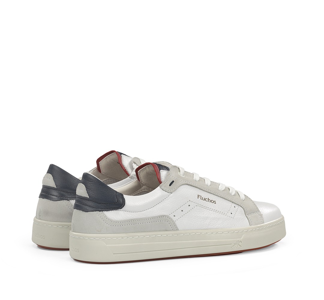 FLUCHOS F2216 Blanco Zapatos de Hombre - Imagen 4