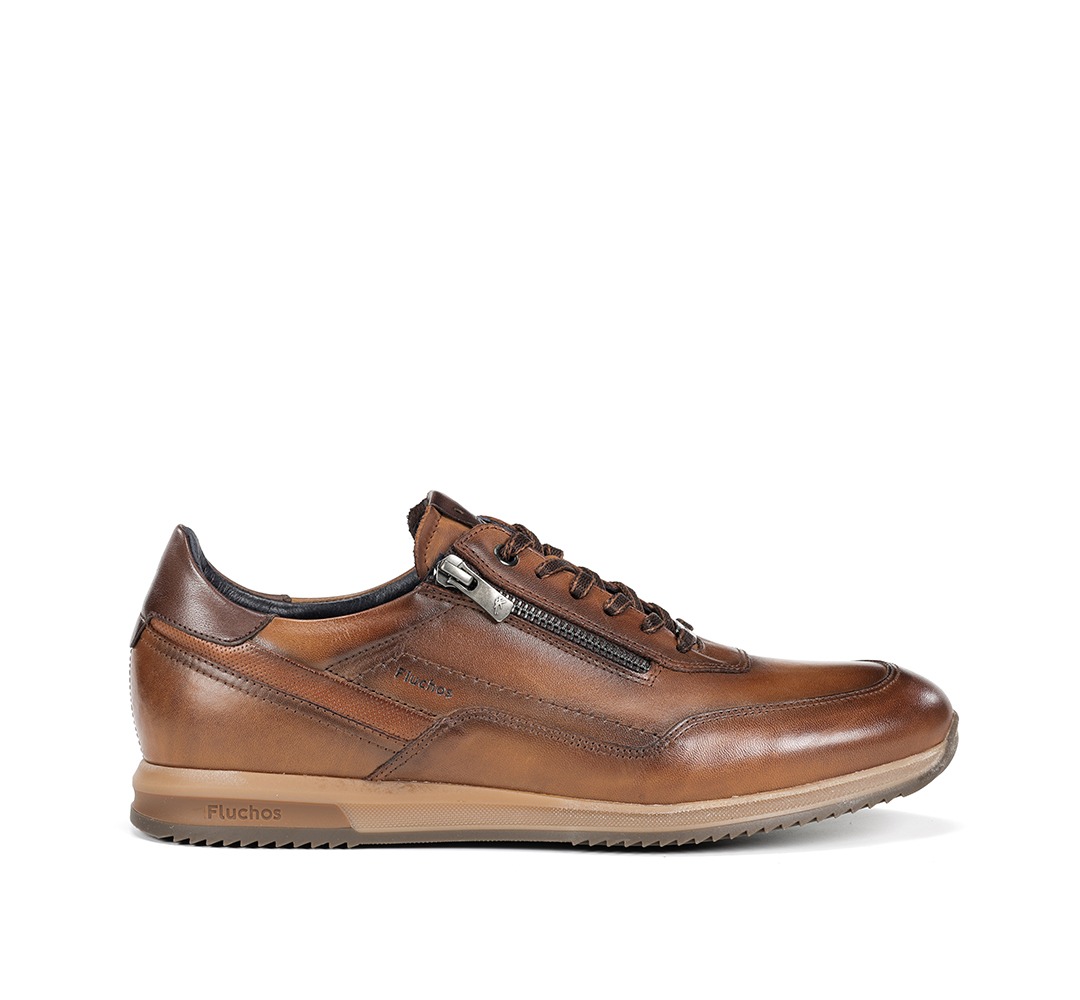 FLUCHOS F2264 Zapato de Hombre de Color Camel - Imagen 2