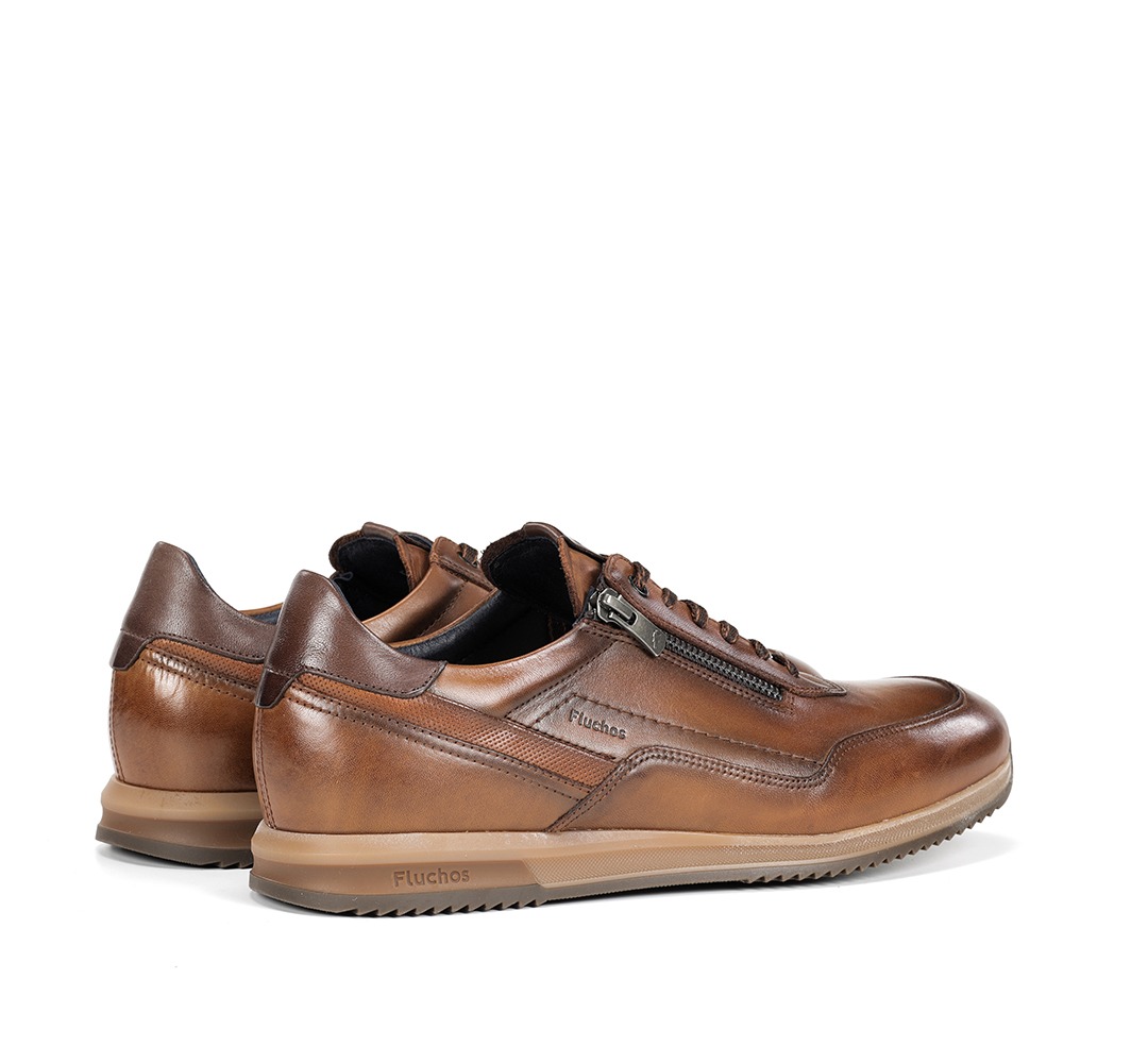 FLUCHOS F2264 Zapato de Hombre de Color Camel - Imagen 3