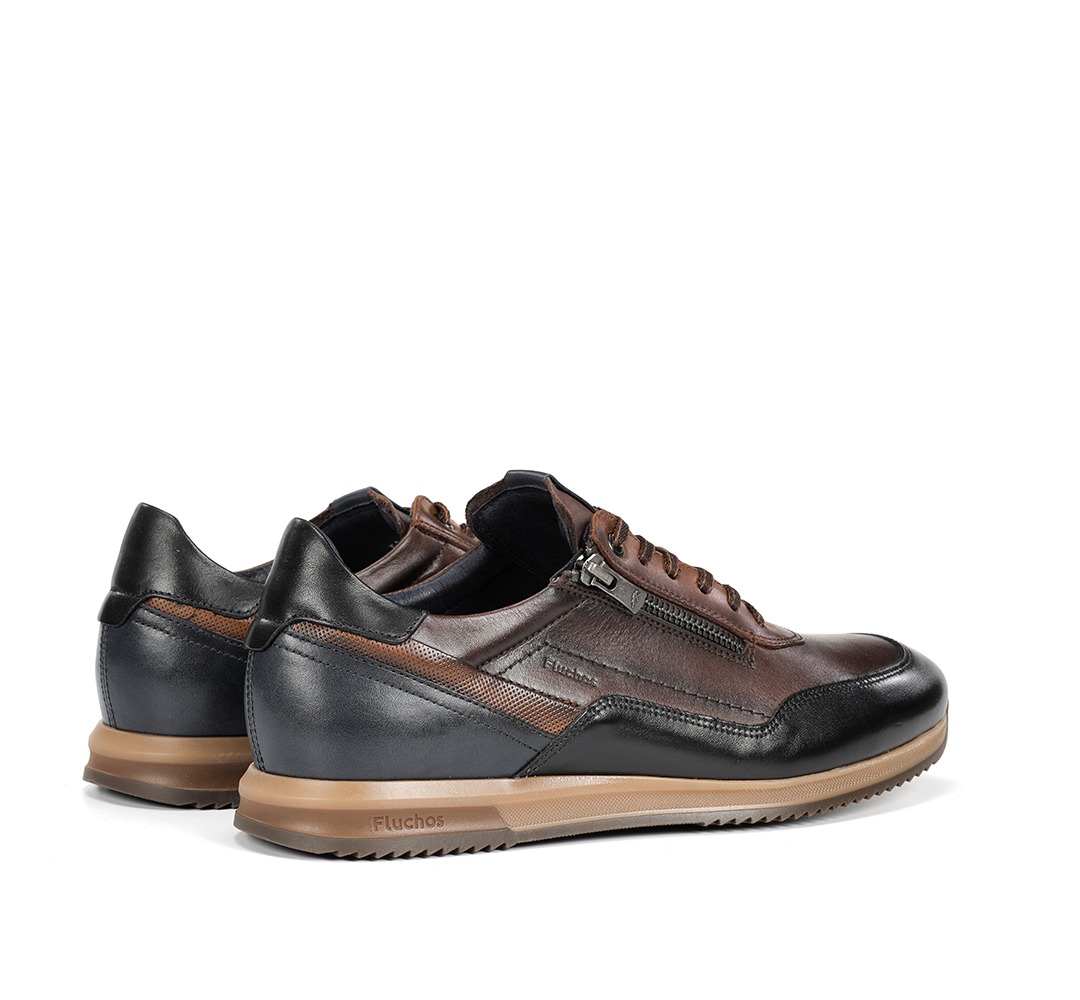 FLUCHOS F2263 Zapato de Hombre de Color Castaño - Imagen 3