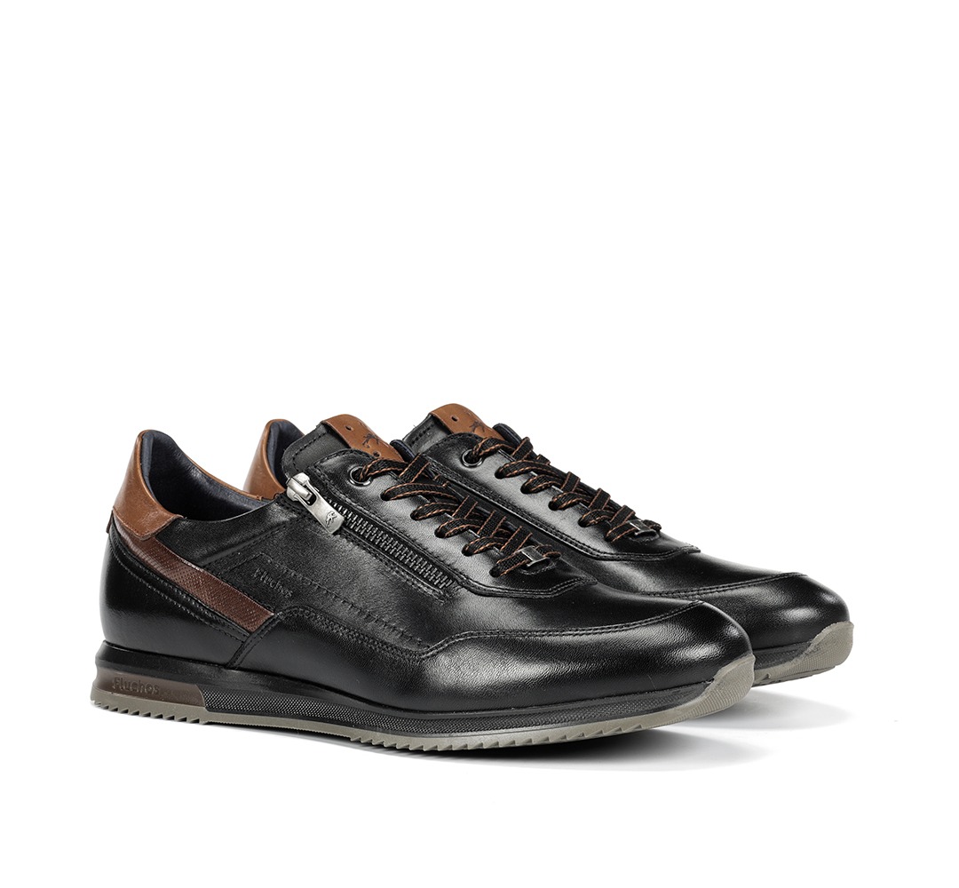 FLUCHOS F2264 Zapato de Hombre de Color Negro