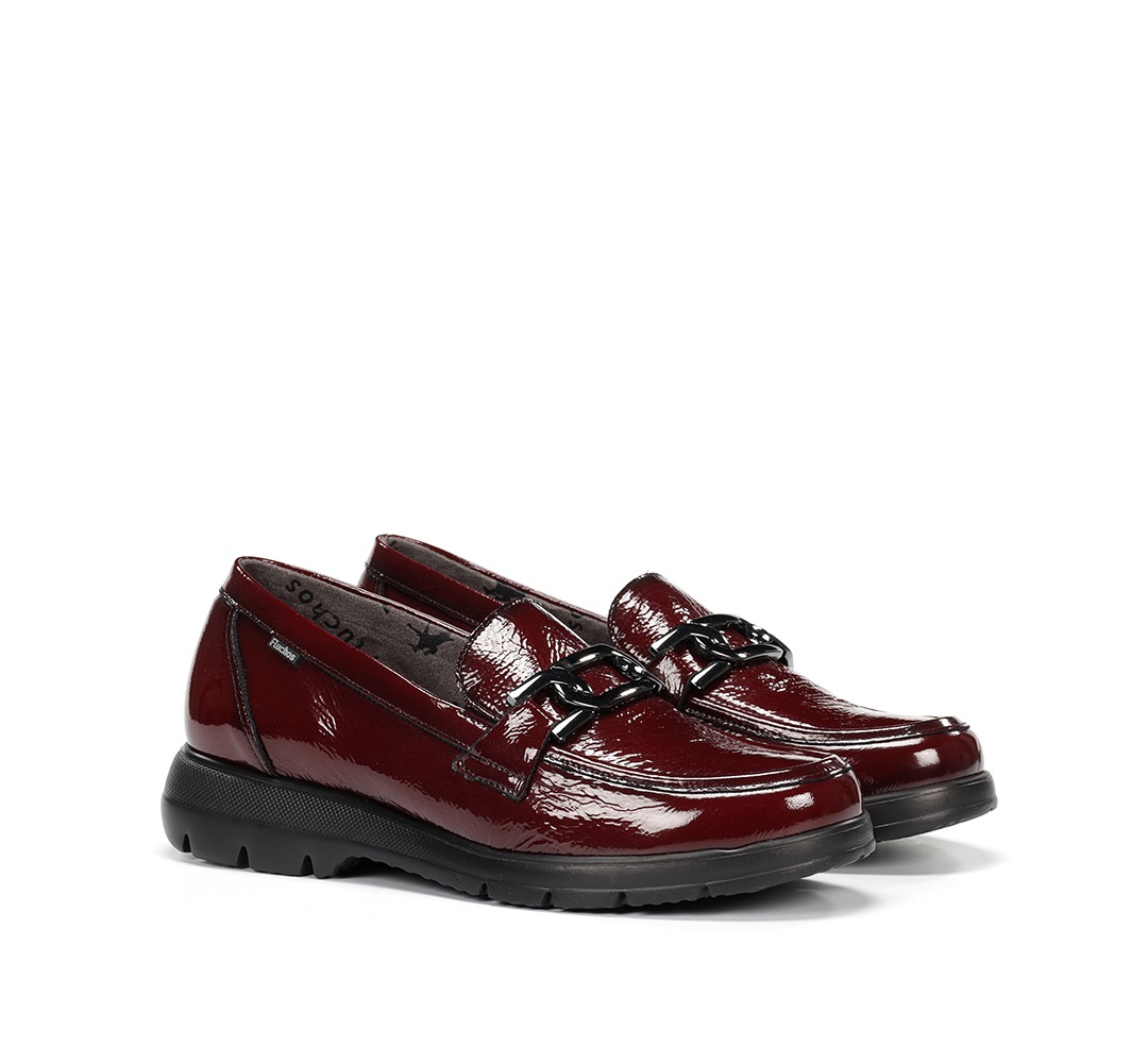 FLUCHOS F1794 Zapato de Mujer de Color Charol Opera