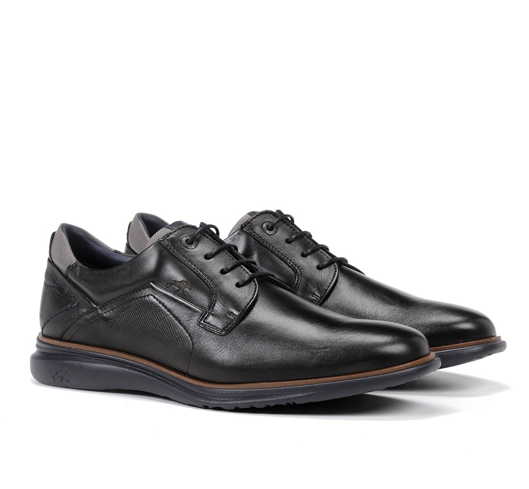 FLUCHOS F0235 Zapato de Hombre de Color Negro