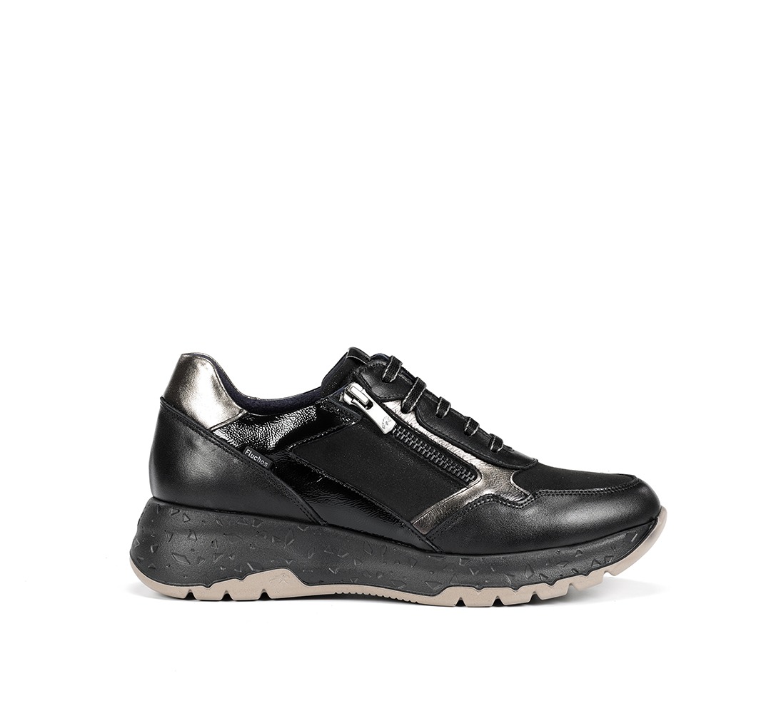 FLUCHOS F2308 Zapato de Mujer de Color Negro - Imagen 2