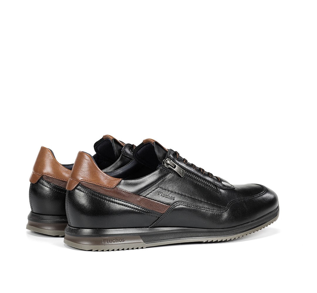 FLUCHOS F2264 Zapato de Hombre de Color Negro - Imagen 4