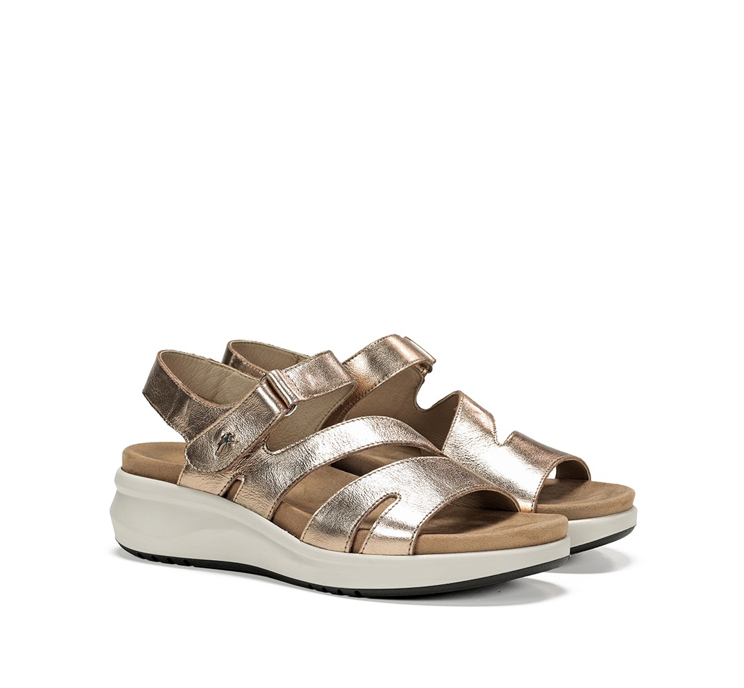 FLUCHOS F1478 Sandalia de Mujer de Color Cava