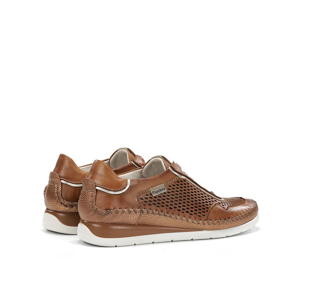 FLUCHOS F2143 Zapato de Mujer de Color Cuero - Imagen 3
