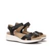 FLUCHOS F1475 Sandalia de Mujer de Color Negro