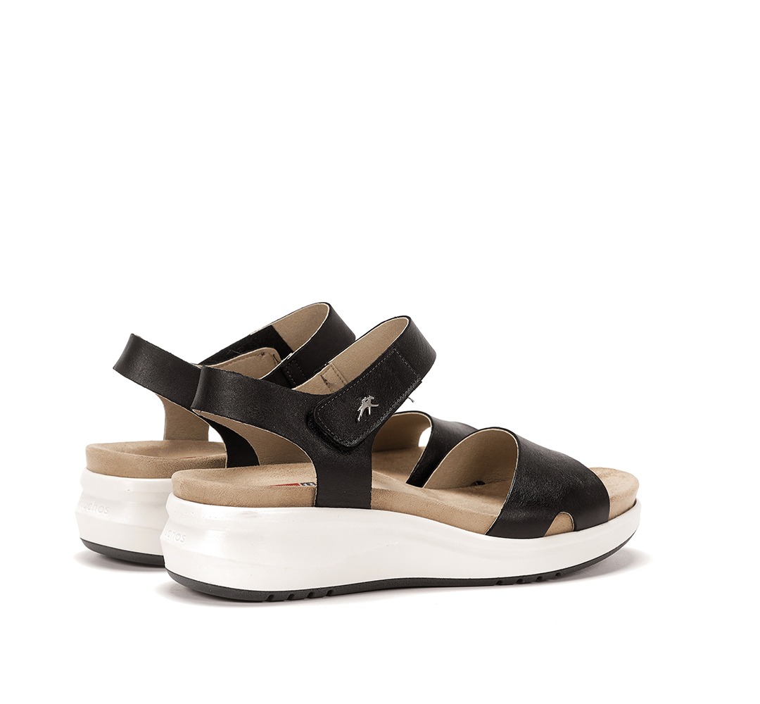 FLUCHOS F1475 Sandalia de Mujer de Color Negro - Imagen 2