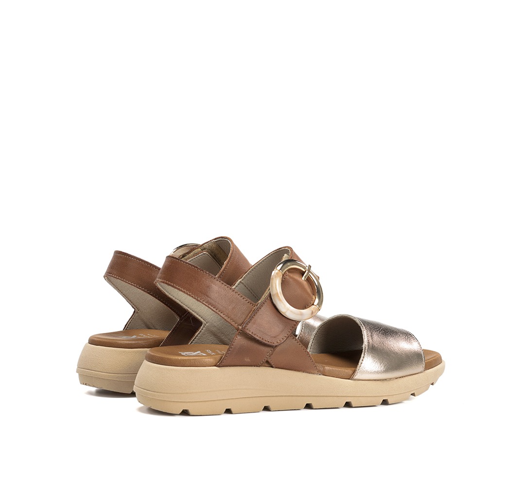 FLUCHOS D9523 Sandalia de Mujer Cava Cuero - Imagen 4