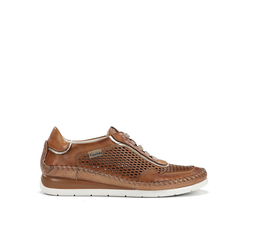 FLUCHOS F2143 Zapato de Mujer de Color Cuero - Imagen 2