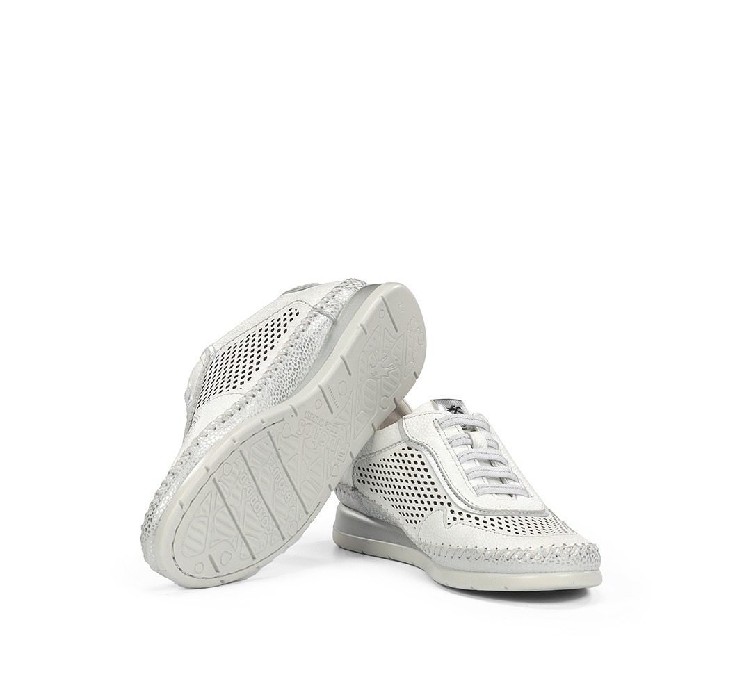 FLUCHOS F2143 Zapato de Mujer de Color Blanco - Imagen 3