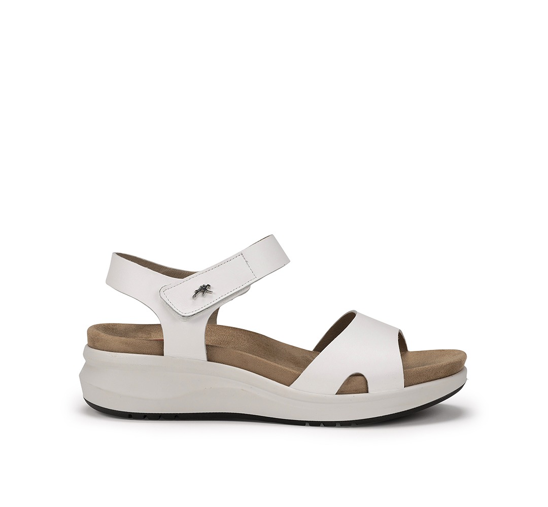 FLUCHOS F1475 Sandalia de Mujer de Color Blanco - Imagen 2