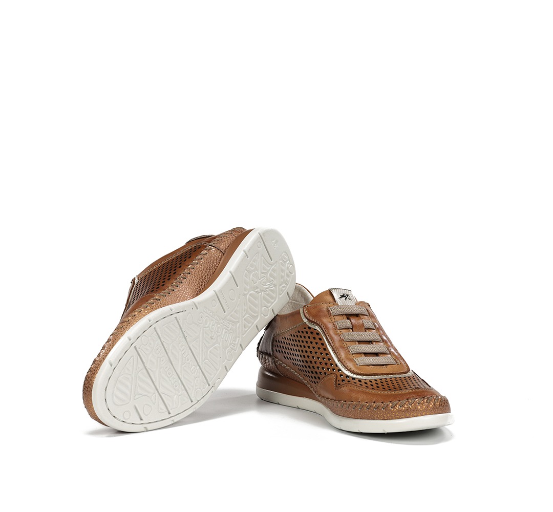 FLUCHOS F2143 Zapato de Mujer de Color Cuero - Imagen 4