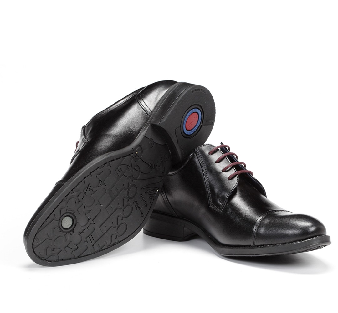 FLUCHOS 8412W Zapato de Hombre de color negro ANCHO ESPECIAL - Imagen 4