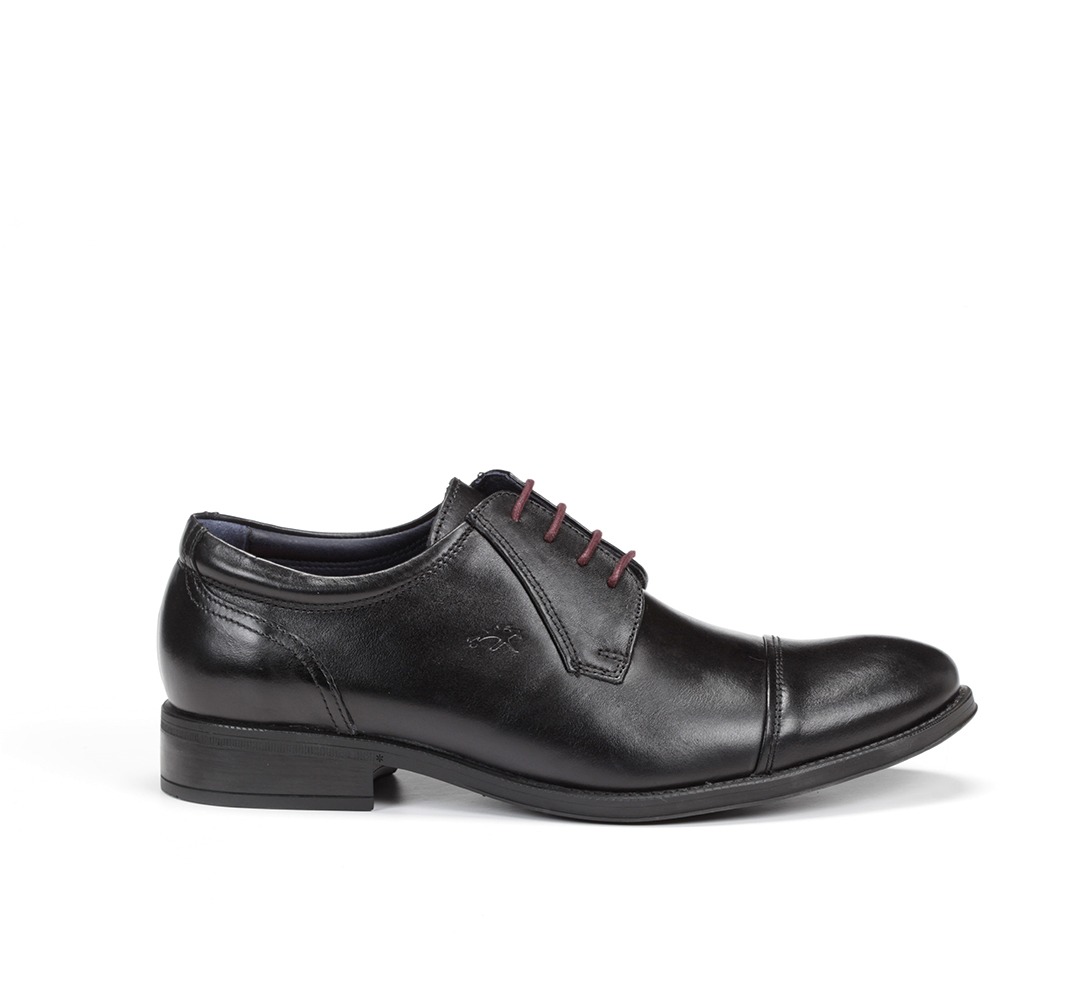 FLUCHOS 8412W Zapato de Hombre de color negro ANCHO ESPECIAL - Imagen 2